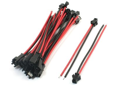 Red Black Two Wire Connector